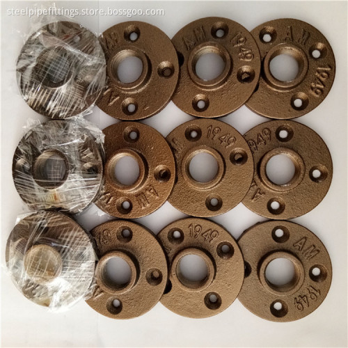 Alibaba hot sell brass color floor flange 1/2
